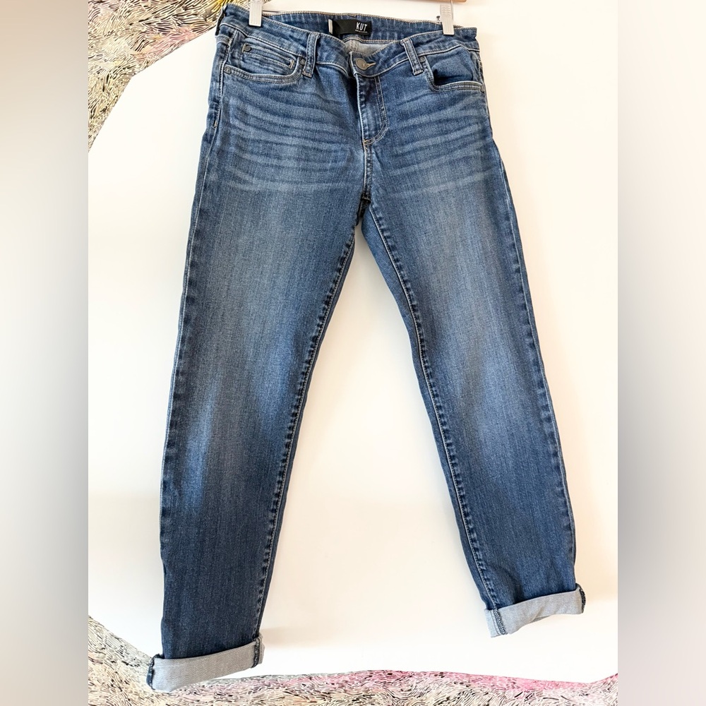 Kut from the Kloth Blue Boyfriend Jeans